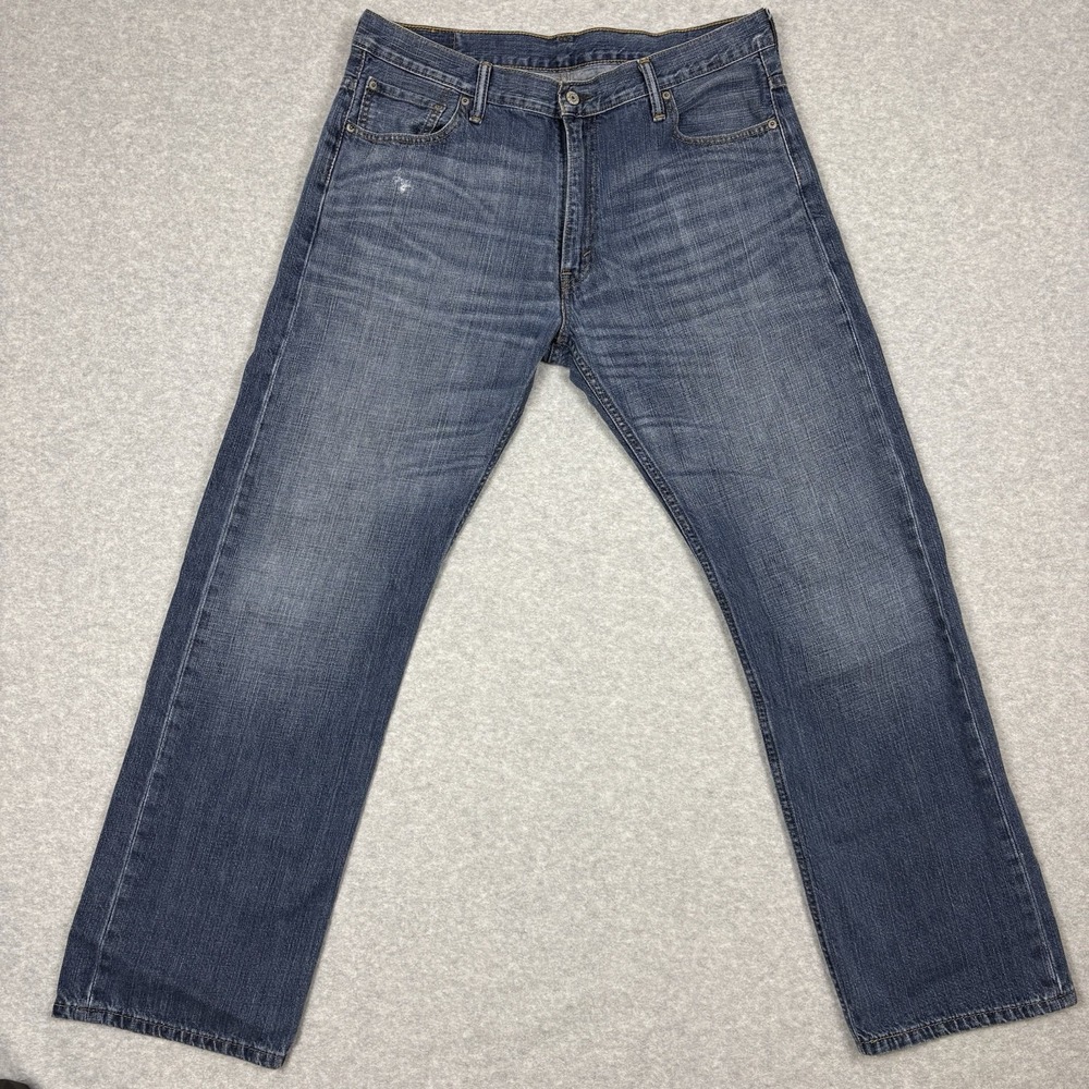 Levis 569 Loose Straight Jeans 37x32 Medium Wash Baggy Skater Y2K Streetwear